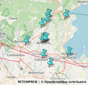 Mappa Via Floriano Ferramola, 25081 Bedizzole BS, Italia (5.60692)