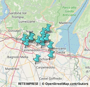 Mappa Via Floriano Ferramola, 25081 Bedizzole BS, Italia (8.57214)