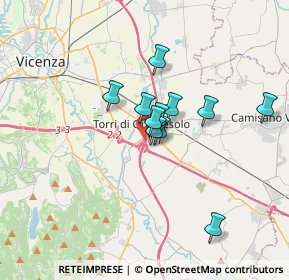 Mappa Via Boschi, 36040 Torri di Quartesolo VI, Italia (2.38909)