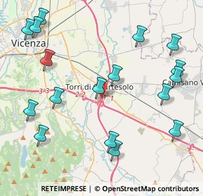 Mappa Via Boschi, 36040 Torri di Quartesolo VI, Italia (5.03882)