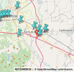 Mappa Via Boschi, 36040 Torri di Quartesolo VI, Italia (5.13714)