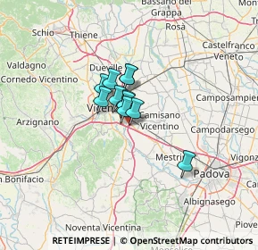 Mappa Via Boschi, 36040 Torri di Quartesolo VI, Italia (6.49545)