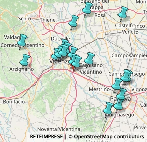 Mappa Via Boschi, 36040 Torri di Quartesolo VI, Italia (15.0885)