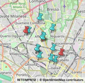 Mappa Via Privata Cesare Vignati, 20100 Milano MI, Italia (1.41846)