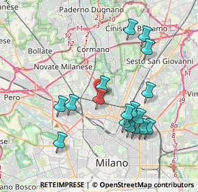 Mappa Via Privata Cesare Vignati, 20100 Milano MI, Italia (3.68471)