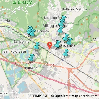 Mappa Via Rezzole, 25086 Rezzato BS, Italia (1.60769)