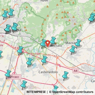 Mappa Via Rezzole, 25086 Rezzato BS, Italia (6.669)