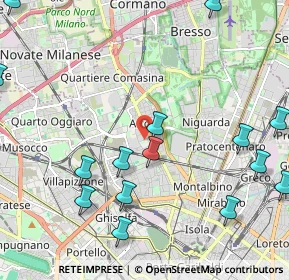 Mappa VIA SCARSELLINI, 20161 Milano MI, Italia (2.74733)