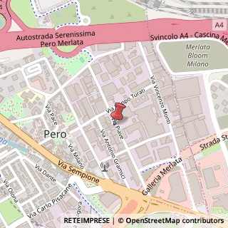 Mappa Via Piave, 31, 20016 Pero, Milano (Lombardia)