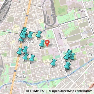 Mappa Via Pompeo Mariani, 20128 Milano MI, Italia (0.556)