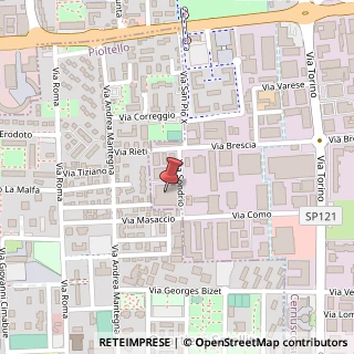 Mappa Via Sondrio, 12, 20063 Cernusco sul Naviglio, Milano (Lombardia)