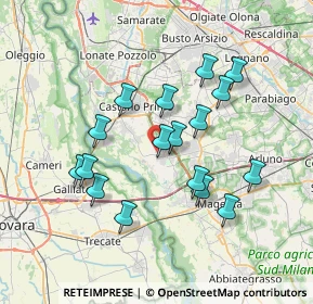 Mappa Cuggiono, 20012 Cuggiono MI, Italia (6.58765)
