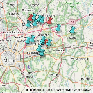 Mappa Via Cassiopea, 20060 Cassina De' Pecchi MI, Italia (6.50824)