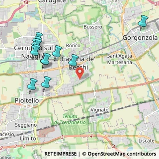 Mappa Via Cassiopea, 20060 Cassina De' Pecchi MI, Italia (2.44182)