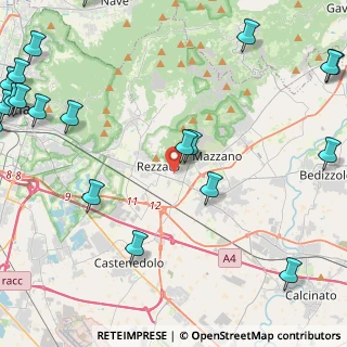 Mappa Quartiere Aldo Moro, 25086 Rezzato BS, Italia (6.849)