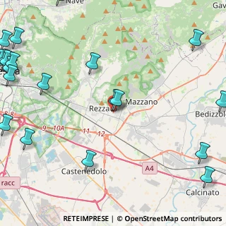 Mappa Quartiere Aldo Moro, 25086 Rezzato BS, Italia (7.121)