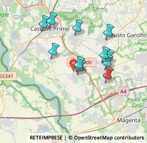 Mappa Via Giacomo Matteotti, 20012 Cuggiono MI, Italia (3.27727)