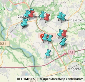 Mappa Via Giacomo Matteotti, 20012 Cuggiono MI, Italia (3.67706)