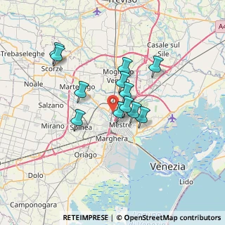 Mappa Centro Commerciale Porte di, 30174 Venezia VE, Italia (5.37167)