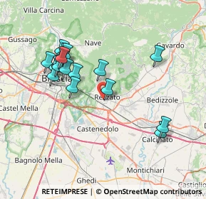 Mappa Via Francesco Paroli, 25086 Rezzato BS, Italia (7.34647)