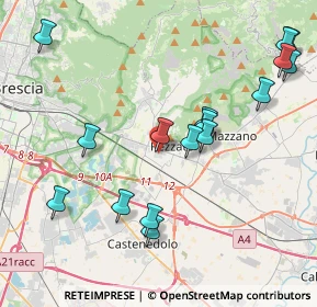 Mappa Via Francesco Paroli, 25086 Rezzato BS, Italia (4.50313)