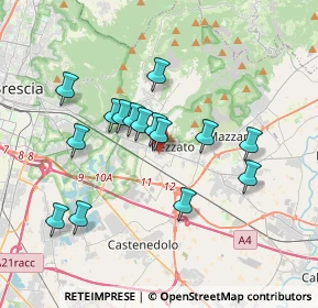 Mappa Via Francesco Paroli, 25086 Rezzato BS, Italia (3.18133)