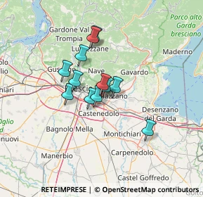 Mappa Via Francesco Paroli, 25086 Rezzato BS, Italia (9.07)