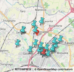 Mappa Via Don Federico Tosatto, 30174 Venezia VE, Italia (1.863)