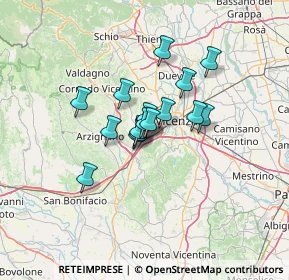 Mappa Piazza Alcide De Gasperi, 36077 Altavilla Vicentina VI, Italia (8.31188)