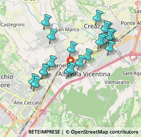Mappa Piazza Alcide De Gasperi, 36077 Altavilla Vicentina VI, Italia (1.761)