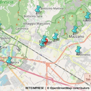 Mappa Via G. Garibaldi, 25086 Rezzato BS, Italia (3.02091)