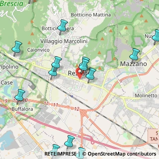Mappa Via G. Garibaldi, 25086 Rezzato BS, Italia (2.92733)