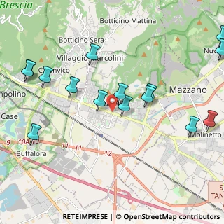Mappa Via G. Garibaldi, 25086 Rezzato BS, Italia (2.5875)