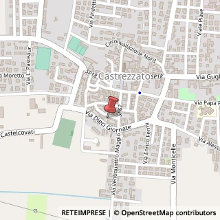 Mappa Via G. Carducci, 21, 25030 Castrezzato, Brescia (Lombardia)