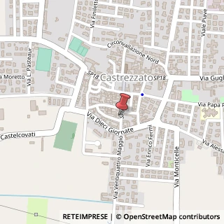 Mappa Via Cesare Battisti, 46, 25030 Castrezzato, Brescia (Lombardia)