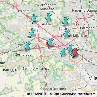 Mappa Vicolo S. Martino, 20016 Pero MI, Italia (3.74182)