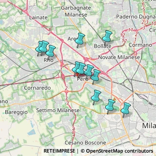 Mappa Vicolo S. Martino, 20016 Pero MI, Italia (3.3025)