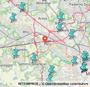 Mappa Vicolo S. Martino, 20016 Pero MI, Italia (6.636)