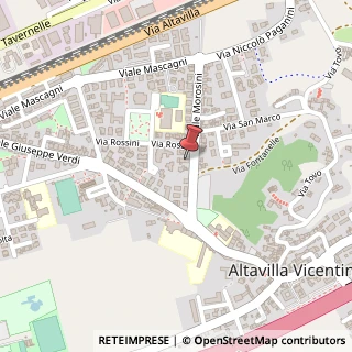 Mappa Via Morosini, 27, 36077 Altavilla Vicentina, Vicenza (Veneto)
