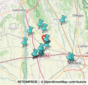 Mappa Via Regina Elena, 28060 Castellazzo novarese NO, Italia (5.76412)