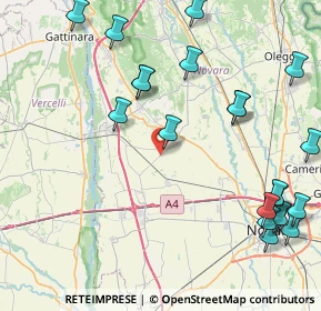 Mappa Via Regina Elena, 28060 Castellazzo novarese NO, Italia (10.601)