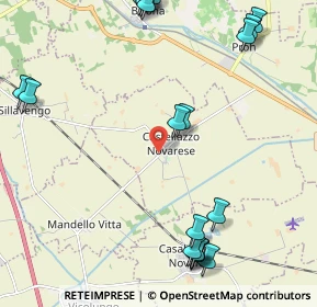 Mappa Via Regina Elena, 28060 Castellazzo novarese NO, Italia (2.9255)