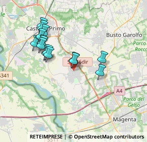 Mappa Via Sandro Pertini, 20012 Cuggiono MI, Italia (3.57438)