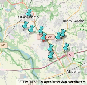 Mappa Via Sandro Pertini, 20012 Cuggiono MI, Italia (2.93273)