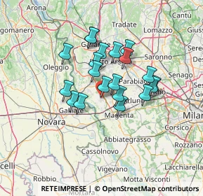 Mappa Via Sandro Pertini, 20012 Cuggiono MI, Italia (10.396)