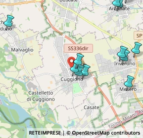 Mappa Via Sandro Pertini, 20012 Cuggiono MI, Italia (2.735)