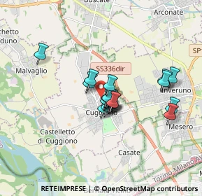 Mappa Via Sandro Pertini, 20012 Cuggiono MI, Italia (1.178)