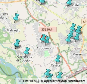 Mappa Via Sandro Pertini, 20012 Cuggiono MI, Italia (2.6925)