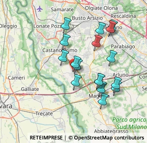 Mappa Via Sandro Pertini, 20012 Cuggiono MI, Italia (6.67118)