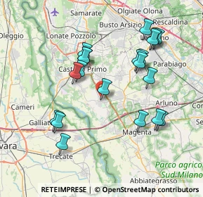 Mappa Via Sandro Pertini, 20012 Cuggiono MI, Italia (7.5795)